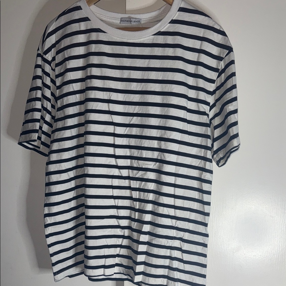 Classic Striped Men's Tee - Black and White